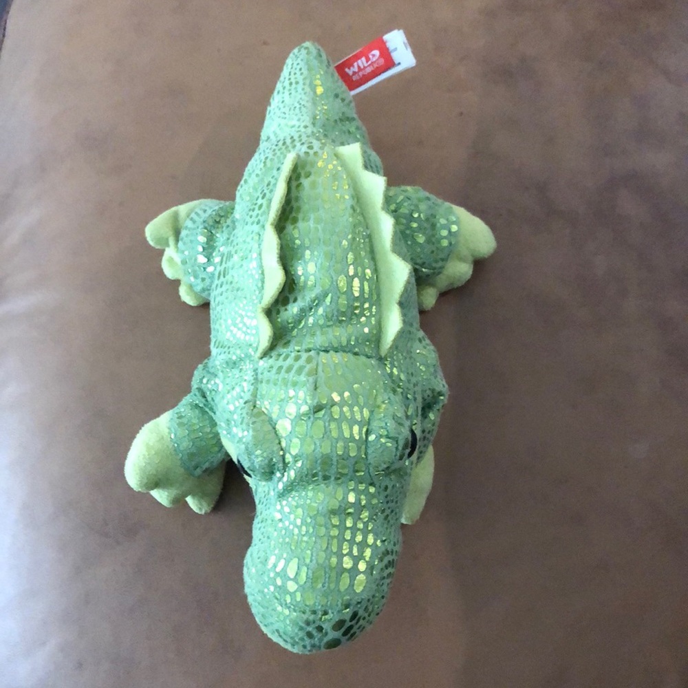 Wild Republic Alligator or Crocodile Plush Shiny Stuffed animal